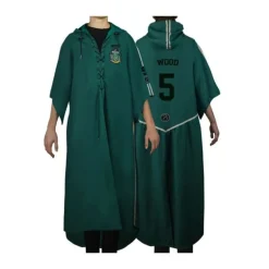 Túnica Quidditch Slytherin Personalizable para Niños