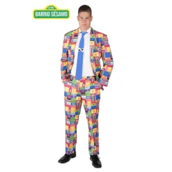 Traje Divertido de Barrio Sésamo Multicolor para Hombre