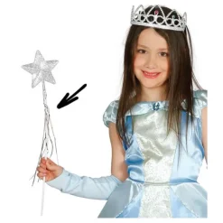 Varita Hada plata 53 cm.